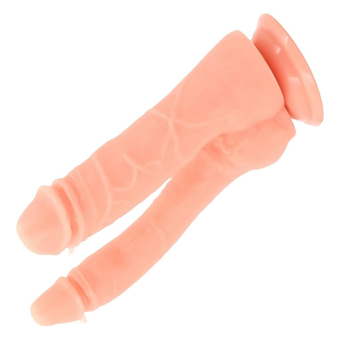 Large Double Dildo 24 cm with strong attachment base and realistic design