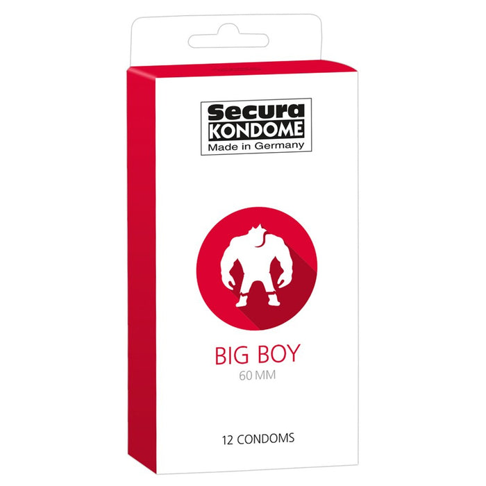 Secura Big Boy didesnio dydžio prezervatyvai, 12 vnt.