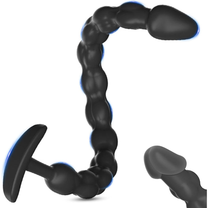 Silicone anal ball chains - versatile, soft and safe