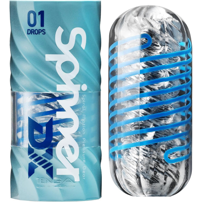 SPINNER DX 01 Drops – Masturbatorius su intensyviomis sukimosi pojūčio tekstūromis vyrams