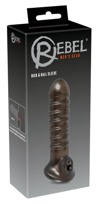 Rebel Dick & Ball Sleeve penio antgalis su žiedu