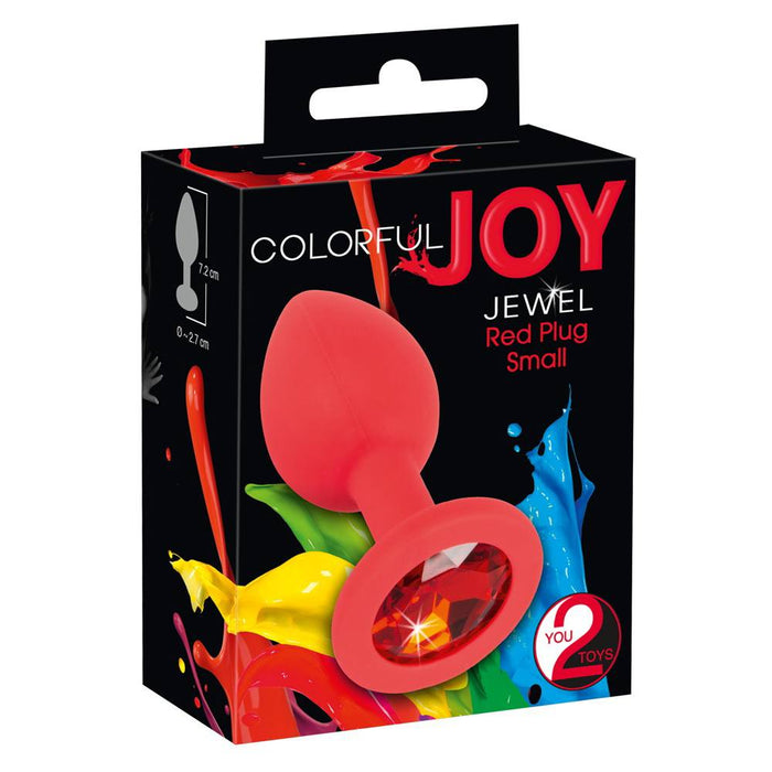 Colorful Joy raudonas analinis kaištis