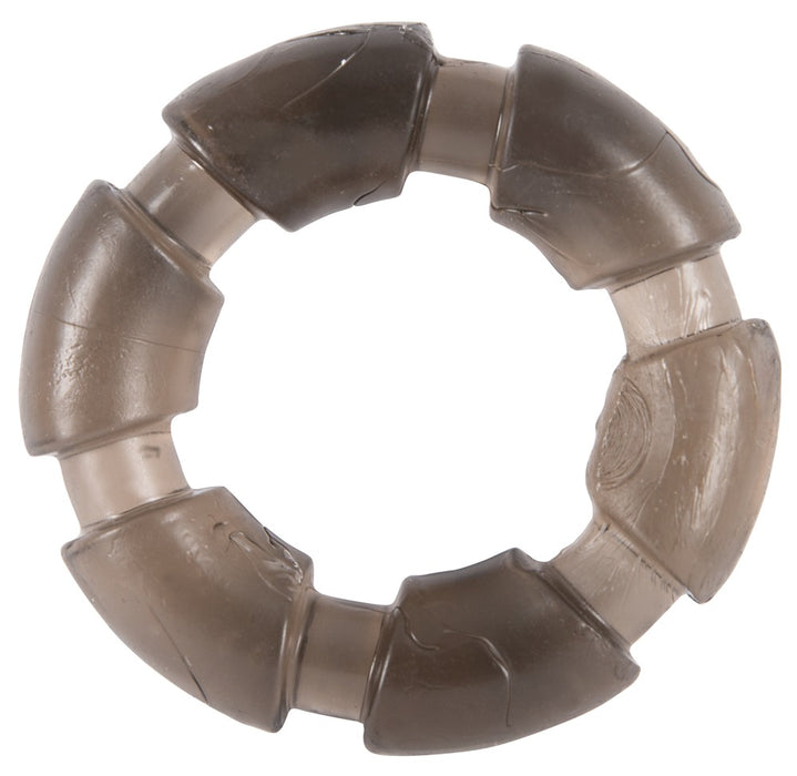 Stretchy cock rings with different stimulating textures, set of 3 for enhanced pleasure