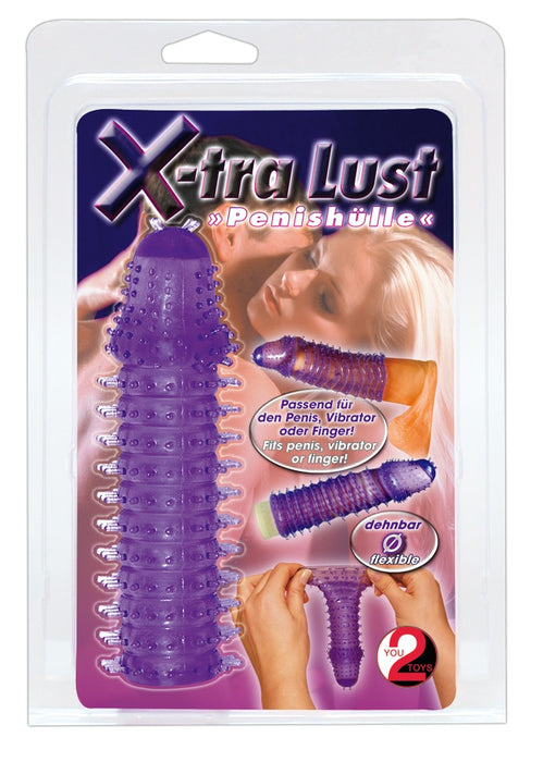 Xtra Lust penio mova – stimuliuojanti ir elastinga apvalkalas vyrams ir vibratoriams