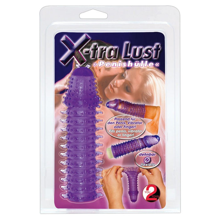 X-tra Lust violetinis penio antgalis