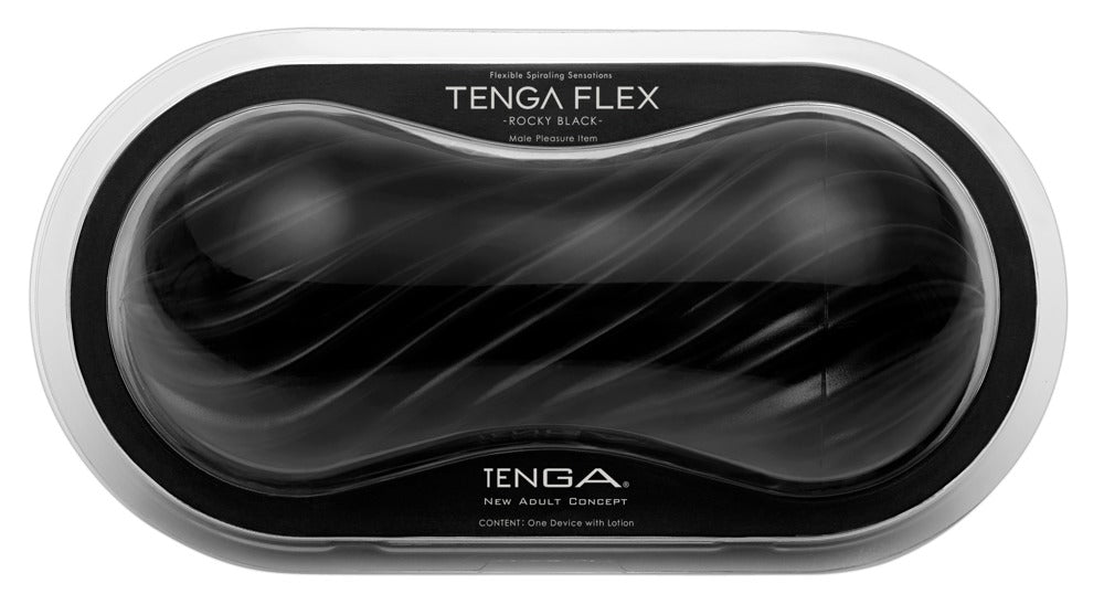 Flex – versatile masturbator with vacuum effect and stimulating texture for men