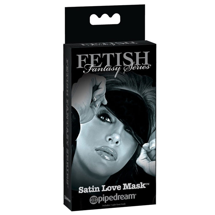 Fetish Fantasy Series Satin Love Mask juoda akių kaukė