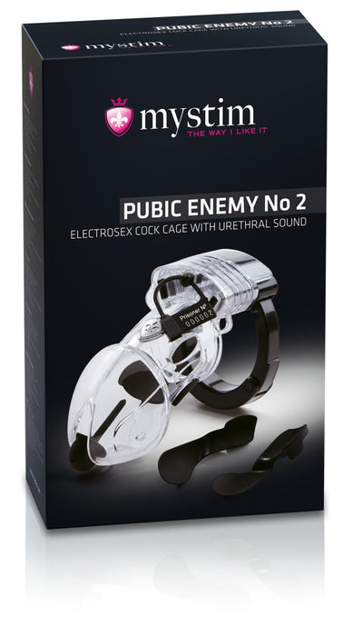 Pubic Enemy No. 2 – permatoma varpos mova su E-stim stimuliacija ir užraktu vyrams