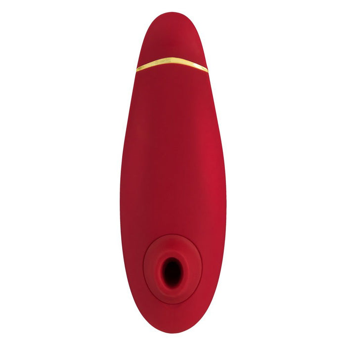 Womanizer Premium raudonas moteriškas stimuliatorius