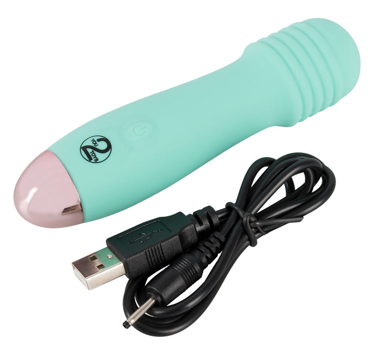 Cuties mini vibratorius su 7 vibracijos režimais – kompaktiškas, atsparus vandeniui, įkraunamas USB kabeliu