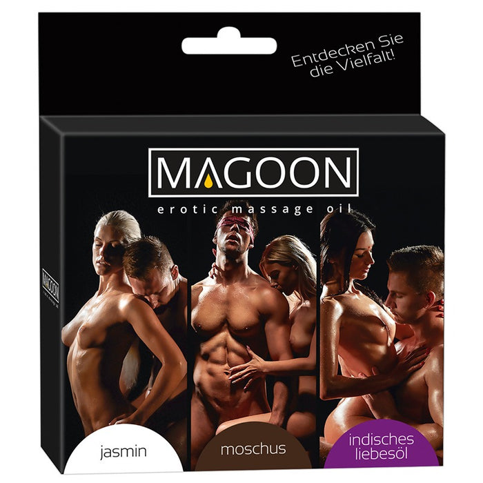 Magoon erotinio masažo aliejų rinkinukas 3 x 50ml