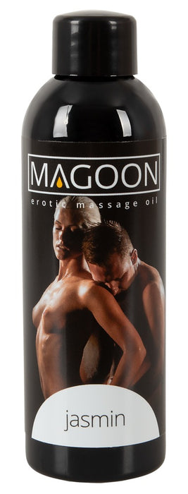 Erotic Massage Oil Jasmine Scent – Stimulating, Water-Soluble, 100 ml Bottle for Intimate Moments