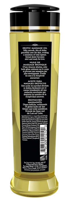 Luxurious Erotic Massage Oil with Sensual Coconut Scent – 240 ml Natural Cold-Pressed Oils