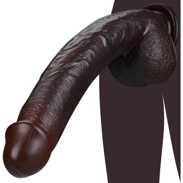 25 cm XXL Dildo – Large realistic silicone toy with strong attachment pad
