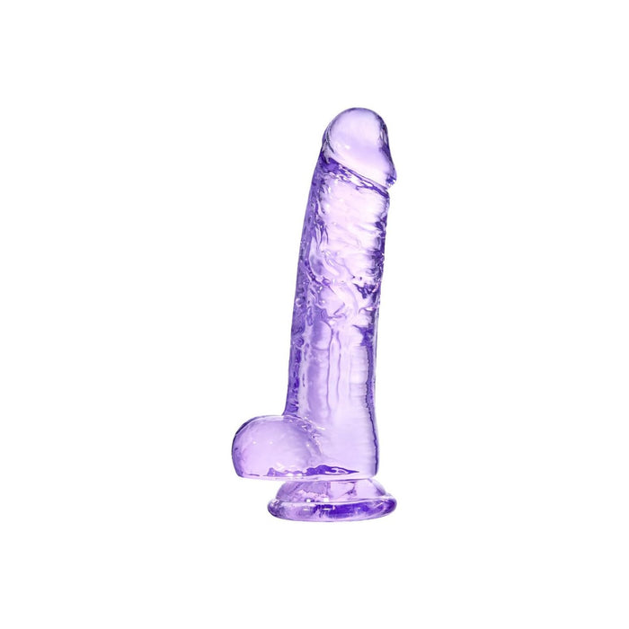 Purple 21 cm Dildo with Safety Lock – Suitable for Beginners and All Genders