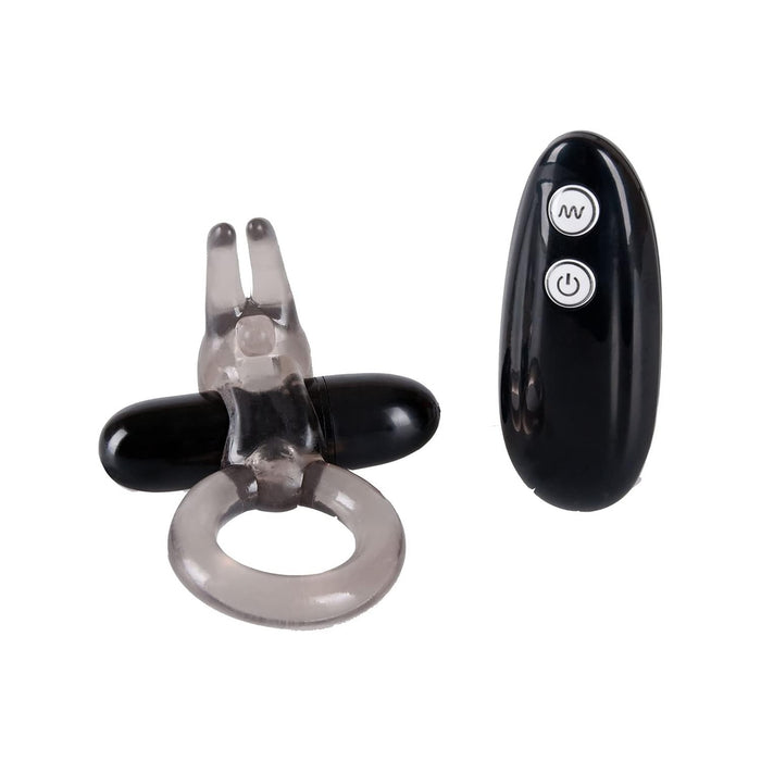 Minkštas Bunny Vibratorius ir Penis žiedas su Klitorio Stimuliatoriumi