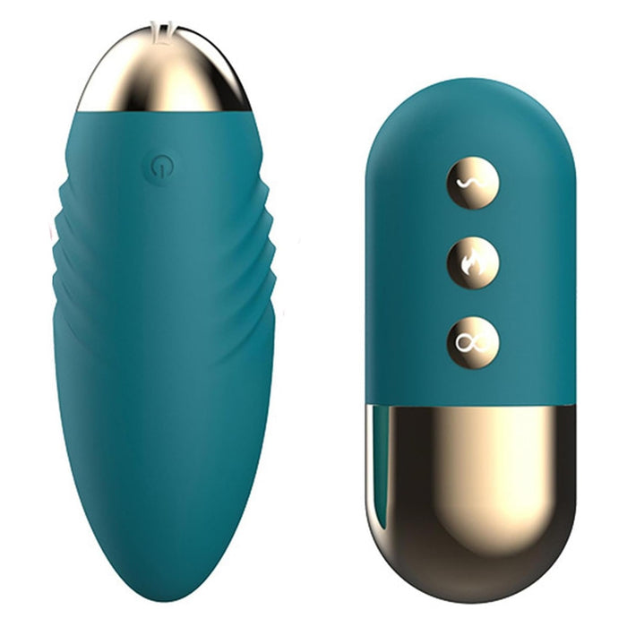 Diskretiškas mini vibruojantis kiaušinis su nuotolinio valdymo pultu moterims