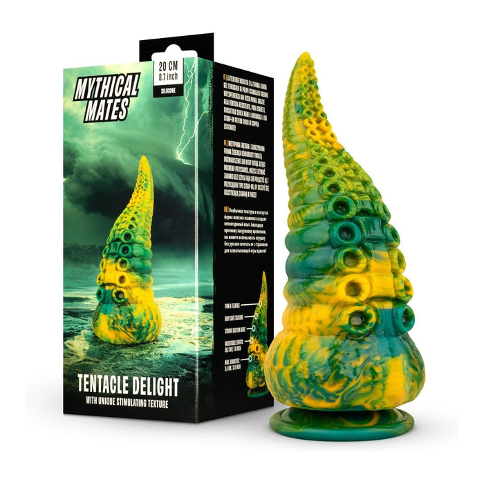 Mythical Mates Tentacle Delight green and yellow - unique and colorful design