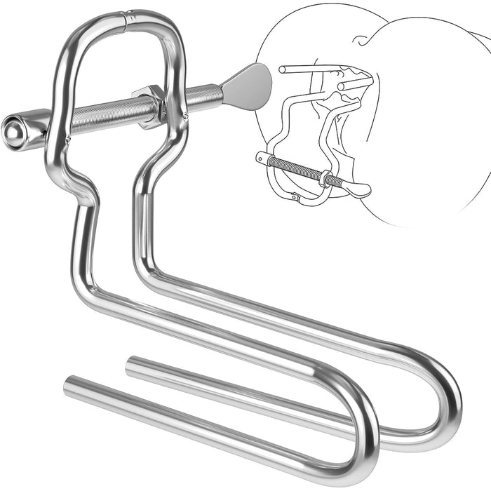 Metal Anal and Vaginal Dilation with Adjustable Size and Sexual Options