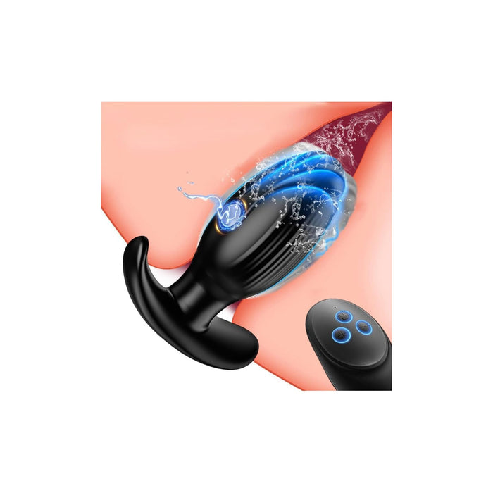 Elektrostimuliacinis analinis vibratorių su 7 režimais ir silikono analiniu kaiščiu