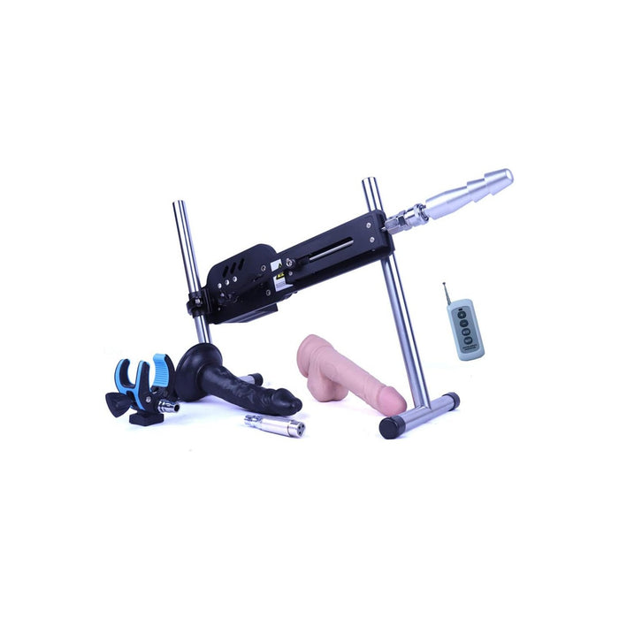 Automatic sex device with realistic dildos and adjustable speed