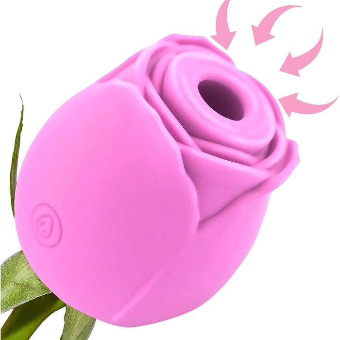 Klitorio siurblys su 10 darbo režimų, 6,6 cm ilgio ir USB įkraunamas vibratoriaus stimulus moterims