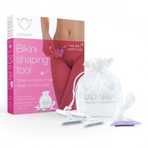 LadyShape bikini zonos skutimo rinkinys - širdelė