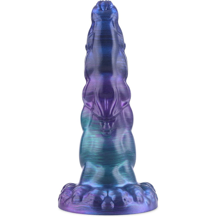 Fantazijos silikoninis dildo su stipria prisisukimo baze, 19,7 cm