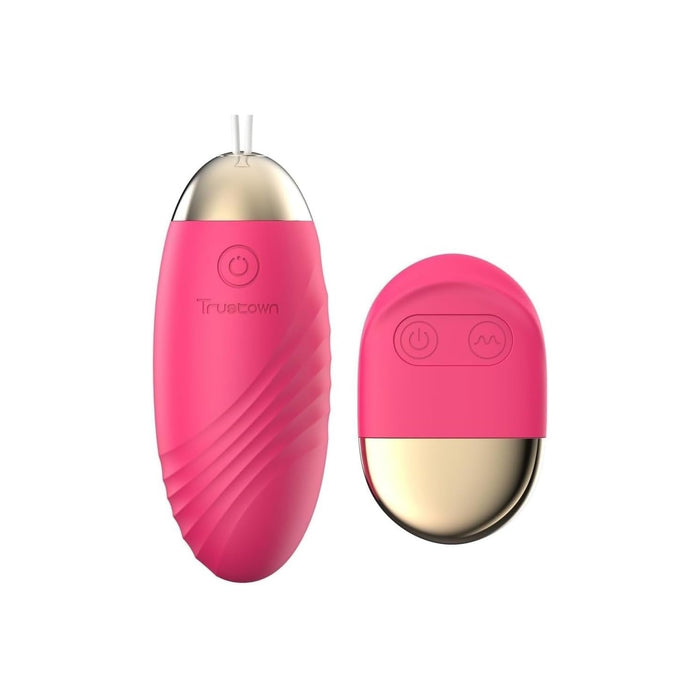 Bullet vibrating egg with 10 modes and remote control for women and couples