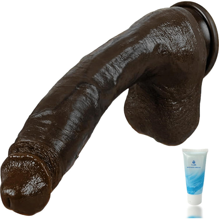 22 cm Realistic Anal Dildo with Strong Suction Head for Intimate Pleasure
