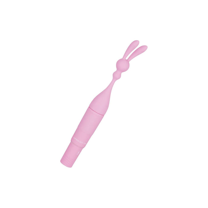 20 cm long silicone vibrator with ergonomic handle and waterproof design