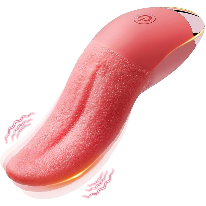 Welcome to the realistic tongue vibrator - 10 vibration modes for pleasure