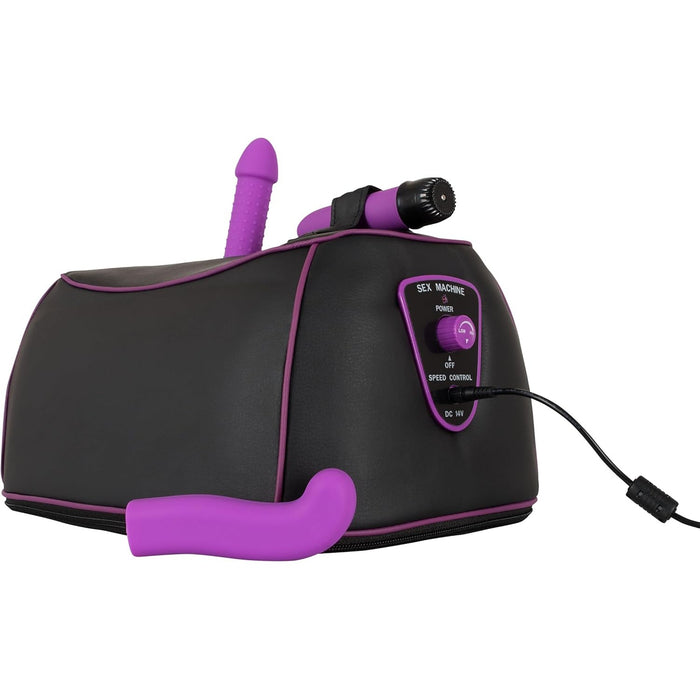 Lovemaschine G- ir P taško vibratorius su rotacija ir silikono antgaliais