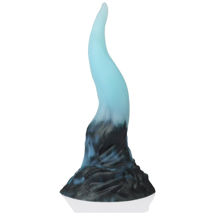 Luminescent 20.5 cm tentacle-shaped dildo for deep C and G-spot stimulation with a strong attachment base