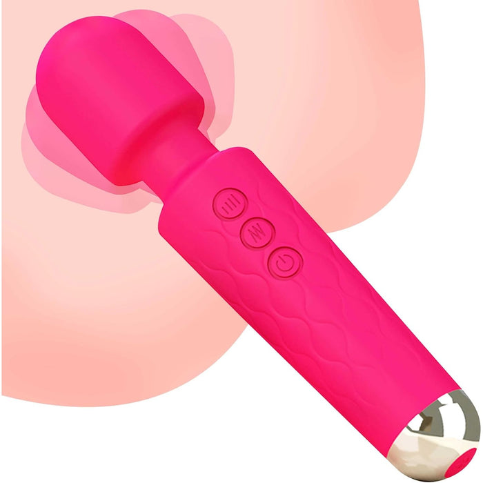 Vibrating massager for G-spot and clitoral stimulation with 8 modes