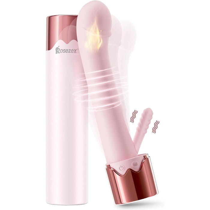 Vibratorius Rabbit moterims – stimuliuoja Klitorį ir G-tašką su šildymo funkcija