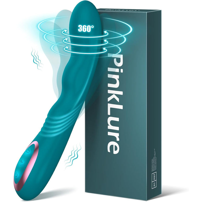 Vibratorius moterims su 3 rotacijos ir 10 vibracijos režimų G-taškui stimuliuoti