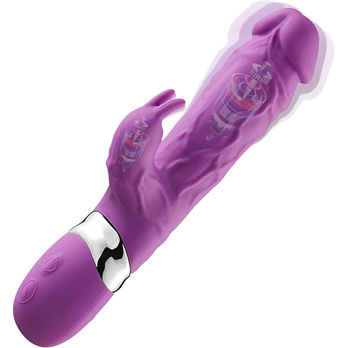 Realistic Dual Stimulation Vibrator with 7 Modes for Your Pleasure