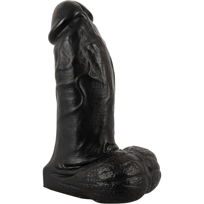 Real Giant dark flesh-colored dildo, 17.5 cm long