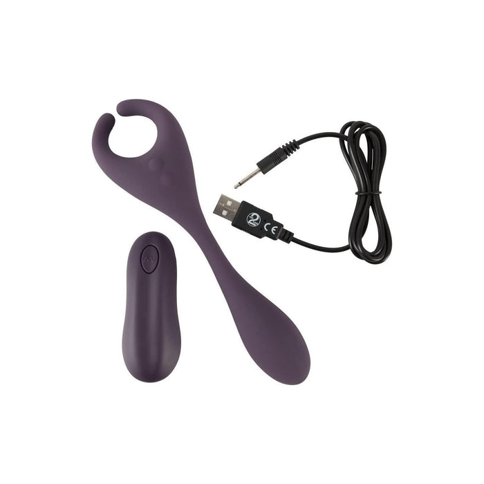 Porosėje naudojamas universalus violetinis vibratoriaus prietaisas su nuotolinio valdymo pultu