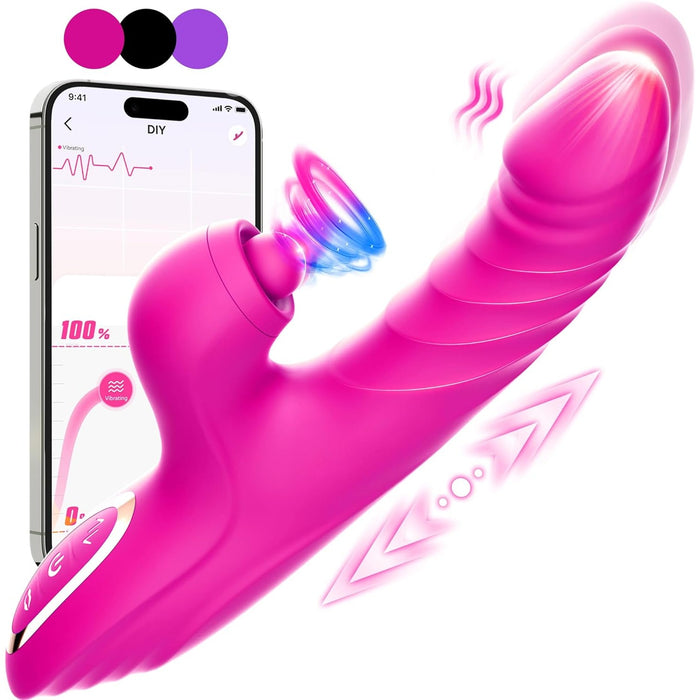 4in1 Rabbit Vibrator su 7x10 režimų intensyviai stimuliacijai moterims