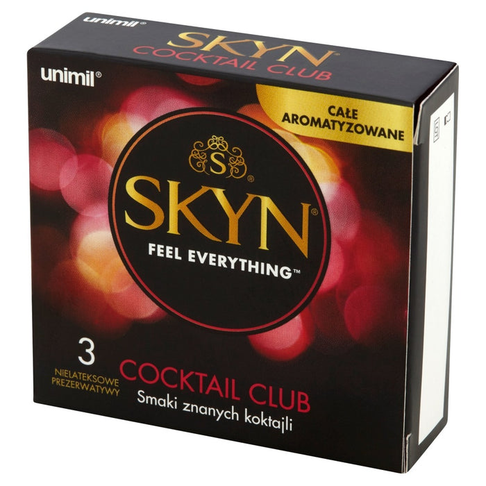 SKYN Cocktail Club prezervatyvai be latekso 3 vnt.