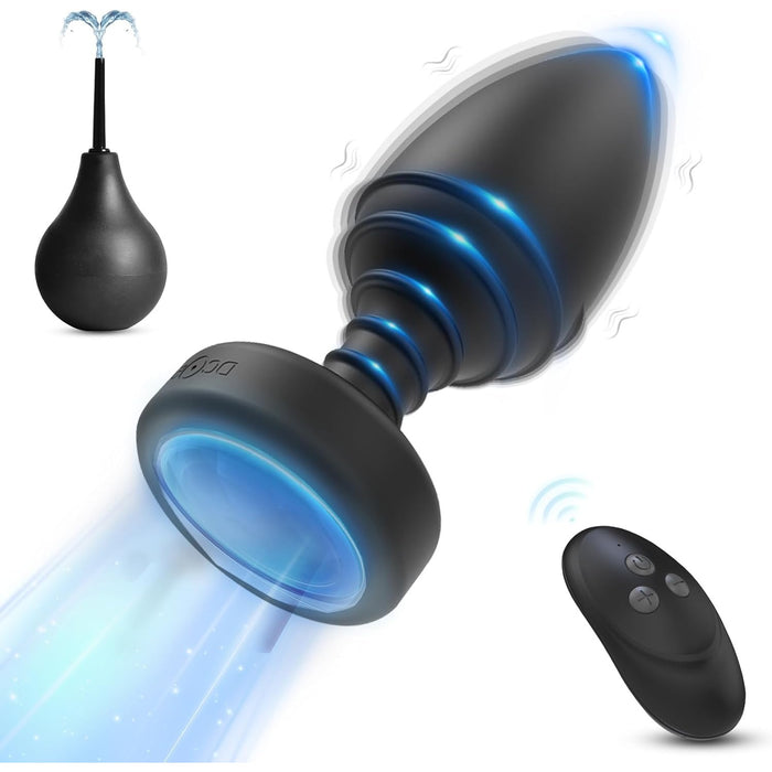 Vibrating Anal Plug for Women and Men with Remote Control and 10 Modes