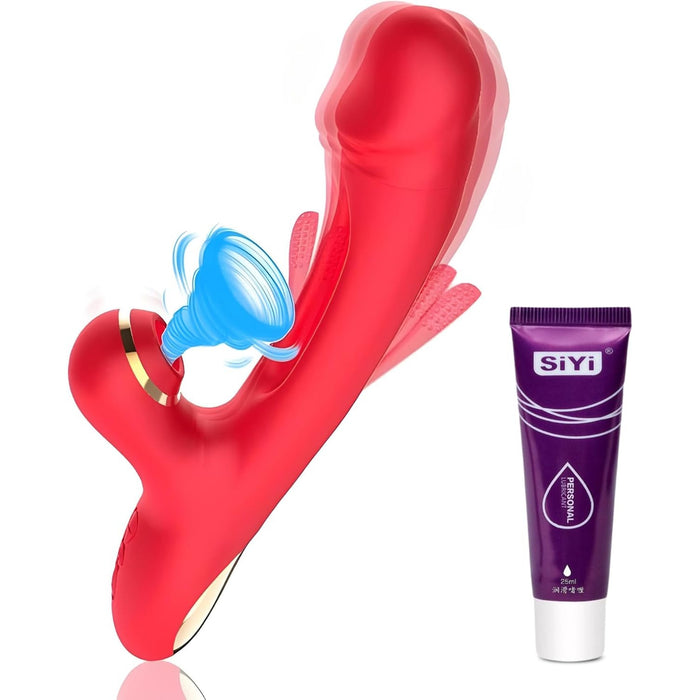 3-in-1 Vibrator for Women – G-spot, clitoris and nipple stimulation