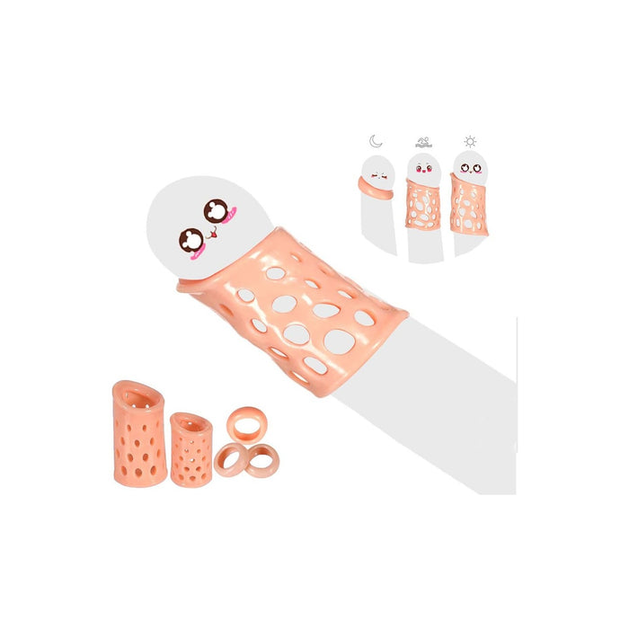 Deluxe Silicone Cock Ring Set – 5 Elastic Rings for More Intense Pleasure