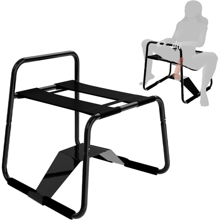 SM Bondage Sex Stalas su Patvariu Konstrukcija ir Dildo Laikikliu