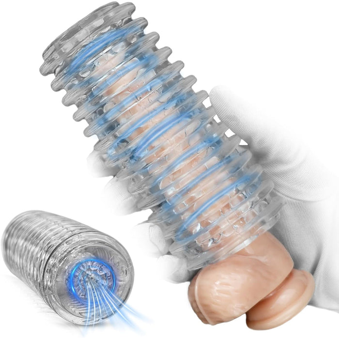 Realistic pocket masturbator for men with 3D vagina tunnel
