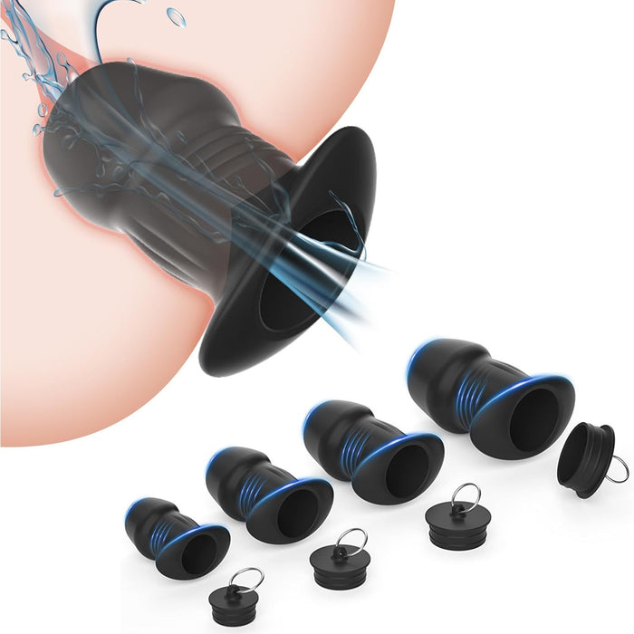 Anal Tunnel Plugs Set – Set of Four Sizes for Safe Pleasure