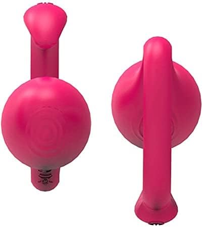 Bluetooth-controlled silicone vibrating egg Flamingo with Dildo function