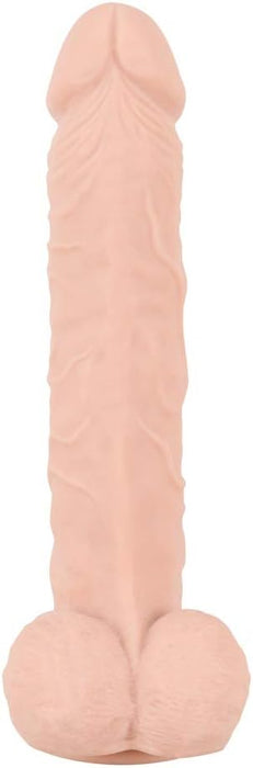 Natural design large dildo with strong attachment base